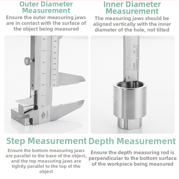 Caliper Vernier cu afișaj digital și riglă de marcaj, interval 0–150/200/300 mm, Haodao