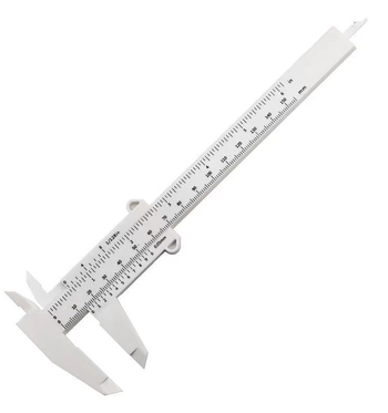Пластмасов верниер калипер, високопрецизен домашен измервателен инструмент