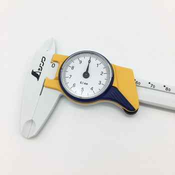 SHINWA штангенциркул с циферблат, модел 19932, измерителен диапазон 0-150 мм, резолюция 1