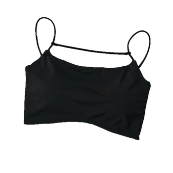 Bustier/top Ice Silk din nylon, respirabil, bandeau fără cusături, cupă completă cu formă medie, cupă dintr-o singură bucată, spate frumos