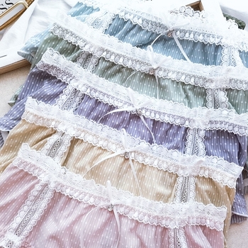Noćne menstrualne gaćice s zaštitom od bočnog propuštanja, Ice Silk materijal, glavni materijal 90% najlon, podstava 100% najlon, srednji struk, jednobojne, za mlade žene