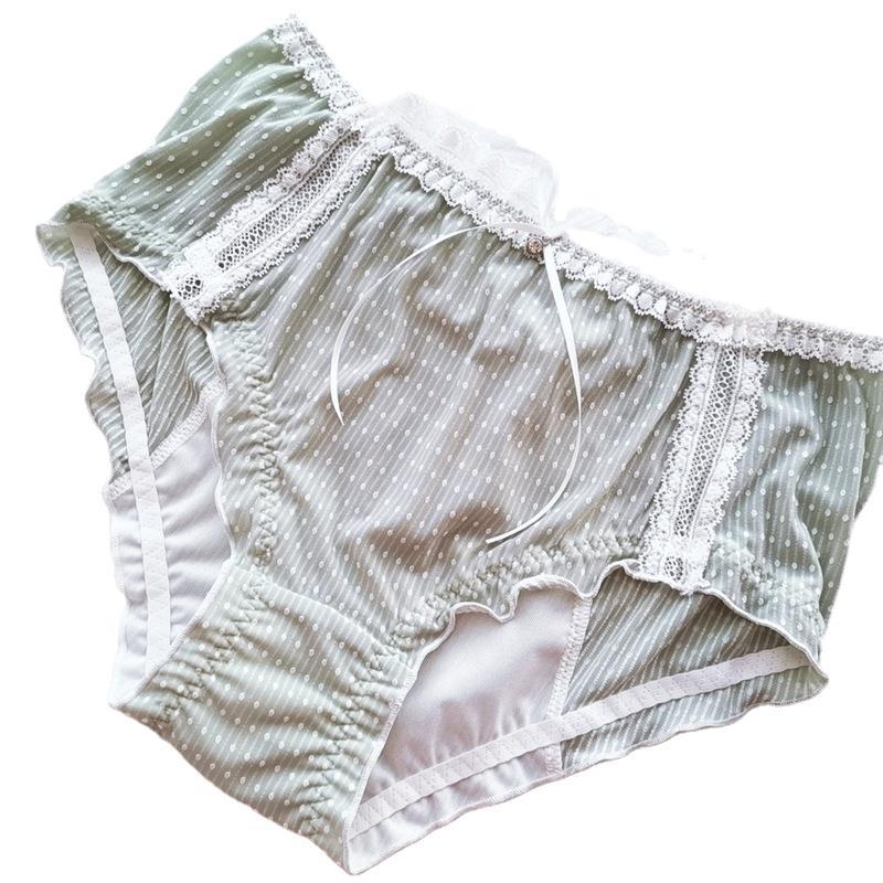 Noćne menstrualne gaćice s zaštitom od bočnog propuštanja, Ice Silk materijal, glavni materijal 90% najlon, podstava 100% najlon, srednji struk, jednobojne, za mlade žene
