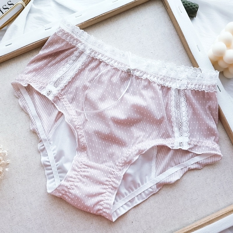Noćne menstrualne gaćice s zaštitom od bočnog propuštanja, Ice Silk materijal, glavni materijal 90% najlon, podstava 100% najlon, srednji struk, jednobojne, za mlade žene