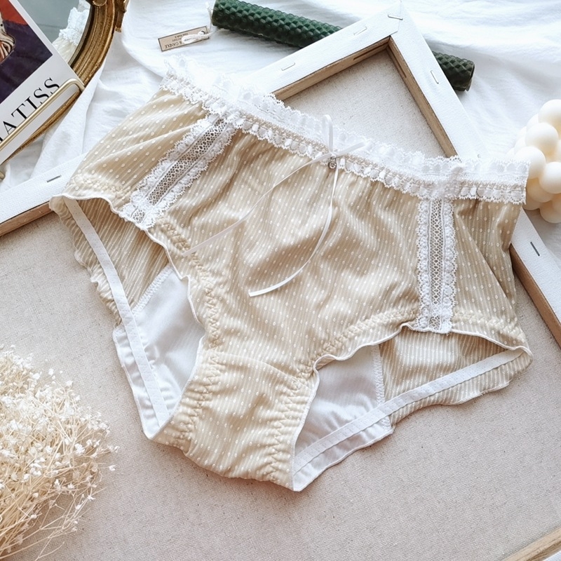 Noćne menstrualne gaćice s zaštitom od bočnog propuštanja, Ice Silk materijal, glavni materijal 90% najlon, podstava 100% najlon, srednji struk, jednobojne, za mlade žene