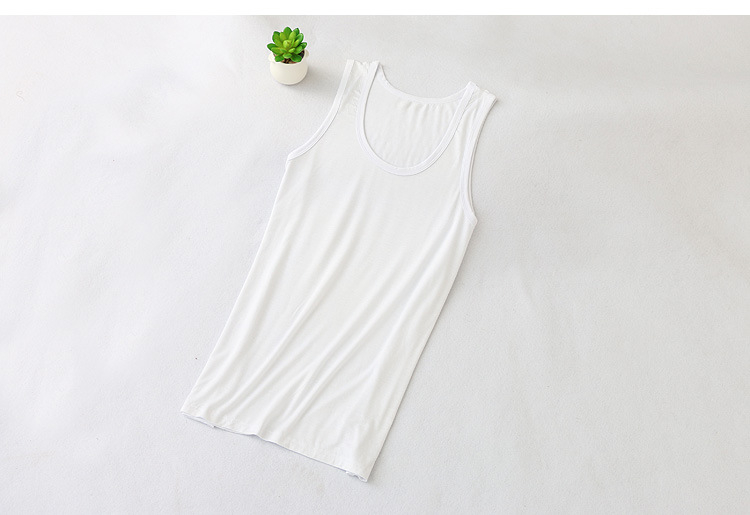 Muški tank top od modalnog materijala, tanak i elastičan, ležerni stil, 95% modal, 2025
