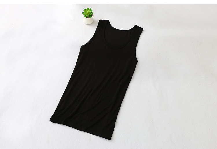 Muški tank top od modalnog materijala, tanak i elastičan, ležerni stil, 95% modal, 2025