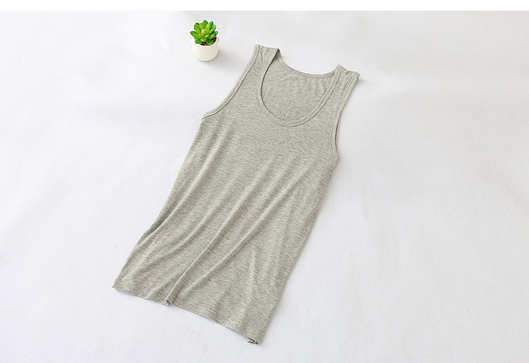 Muški tank top od modalnog materijala, tanak i elastičan, ležerni stil, 95% modal, 2025