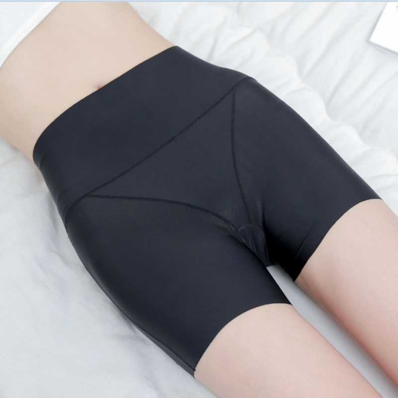 2022 nova ženska leggings visoke talije za kontrolu trbuha, Ice Silk materijal, zaštita od prozirnosti, ljetna duljina 3/4, plus veličina