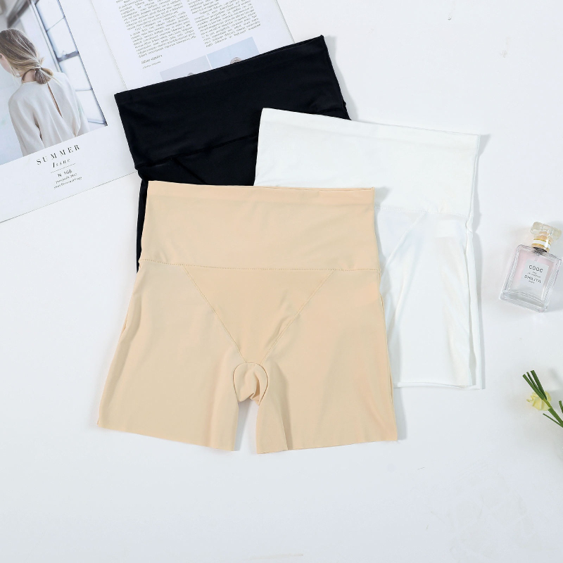 2022 nova ženska leggings visoke talije za kontrolu trbuha, Ice Silk materijal, zaštita od prozirnosti, ljetna duljina 3/4, plus veličina