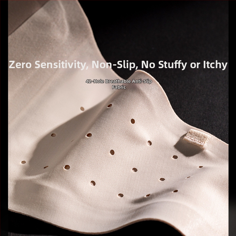 Podprsenka bez ramienok, tenký letný model, 3/4 košíčky, tenké formované košíčky, bezšvová, protišmyková, neviditeľná pod oblečením