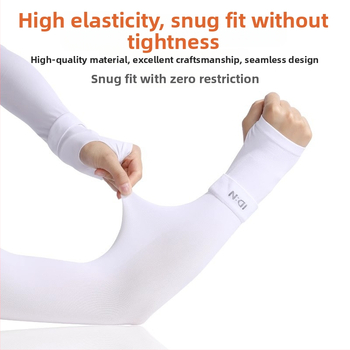 Uniszex karvédők UV-védelemmel és jégselyem anyagból, kerékpározáshoz, könnyű (fő anyag 70–80%, ≤18 g)