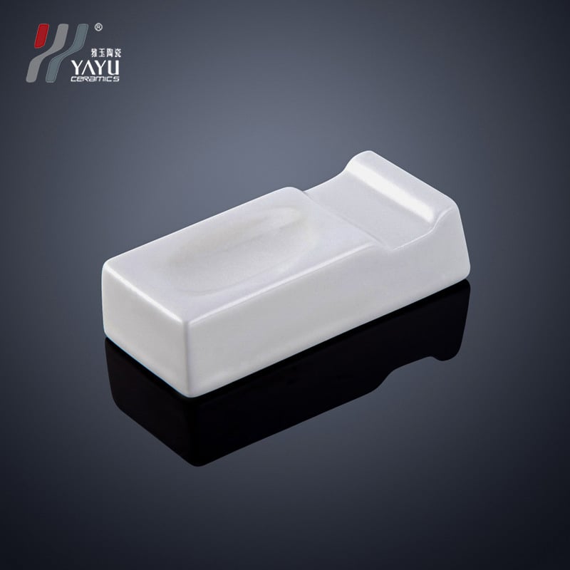 Portselani chopsticks'i hoidik ja lusikahoidja hotellide ja restoranide lauanõude jaoks — alglazuurviimistlus, kohandatav, Yayu Ceramics