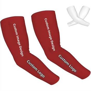 Лятни ръкавни маншети с UV защита, млечна коприна и полиестер (>96% съдържание), тънки и леки, за колоездене, с подложка за лакътя