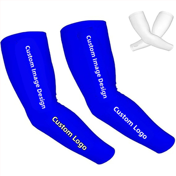 Лятни ръкавни маншети с UV защита, млечна коприна и полиестер (>96% съдържание), тънки и леки, за колоездене, с подложка за лакътя