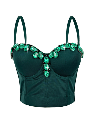 Montisha Camisole stil, ultrakrata duljina do 40 cm, poliester 80–90%, 3D efekt