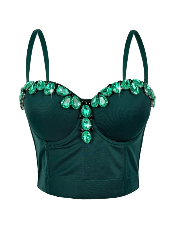 Montisha Camisole stil, ultrakrata duljina do 40 cm, poliester 80–90%, 3D efekt