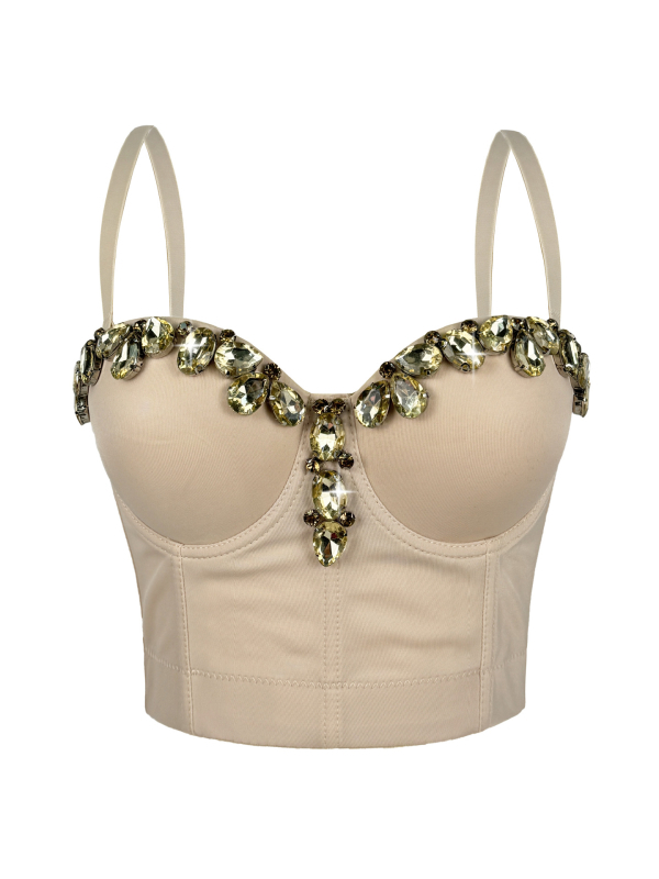 Montisha Camisole stil, ultrakrata duljina do 40 cm, poliester 80–90%, 3D efekt
