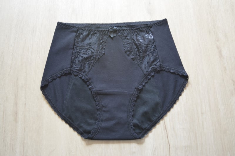 S758 Novi model pamuk čipkaste ženske menstrualne gaćice, velika veličina