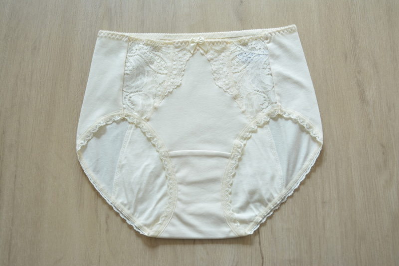 S758 Novi model pamuk čipkaste ženske menstrualne gaćice, velika veličina