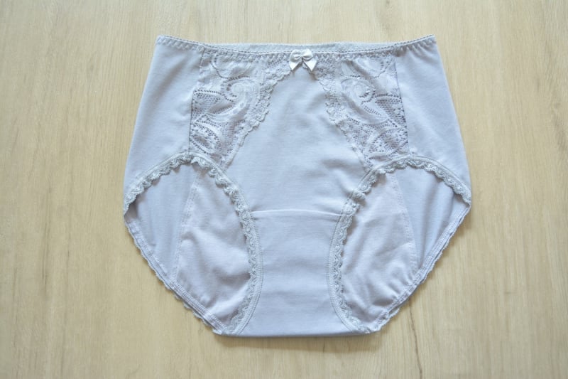 S758 Novi model pamuk čipkaste ženske menstrualne gaćice, velika veličina