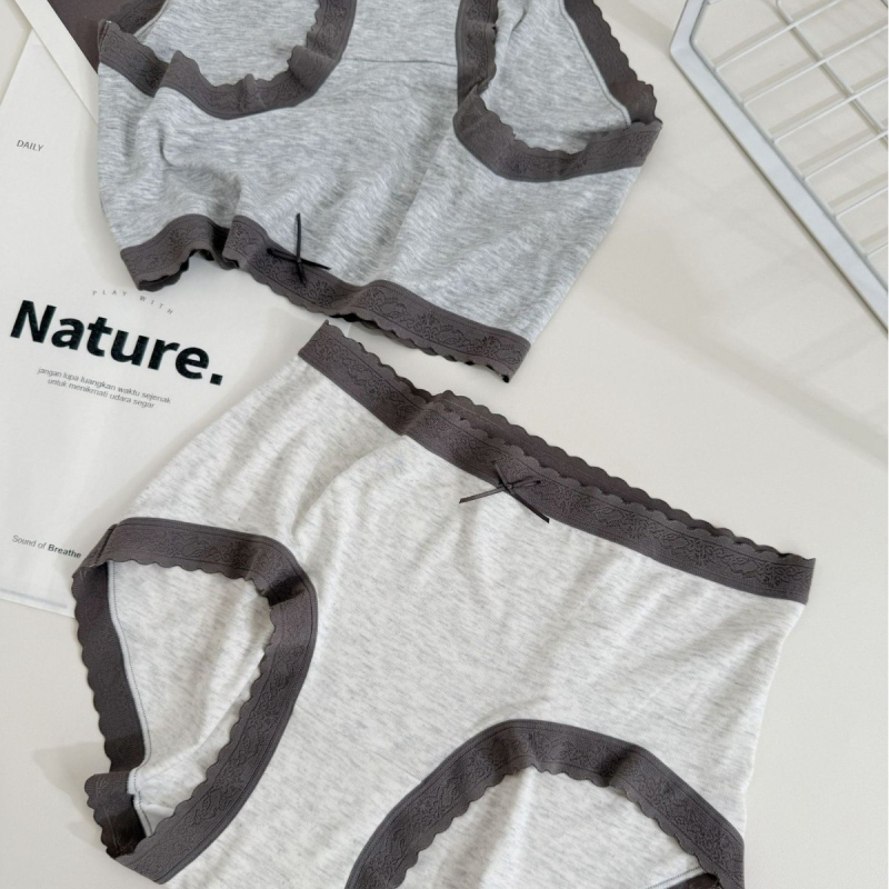 Γυναικείες εσώρουχες από ίνες Regenerated cellulose fiber, μεσαία μέση, πλεκτές, καβάλος 100% βαμβάκι