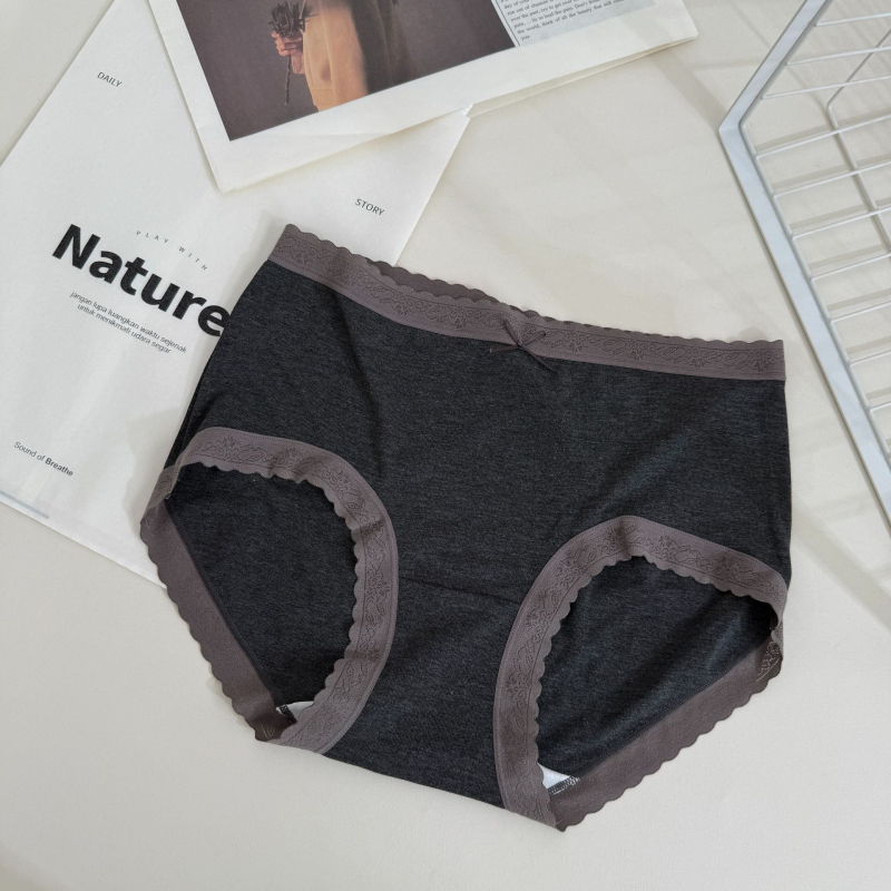 Γυναικείες εσώρουχες από ίνες Regenerated cellulose fiber, μεσαία μέση, πλεκτές, καβάλος 100% βαμβάκι