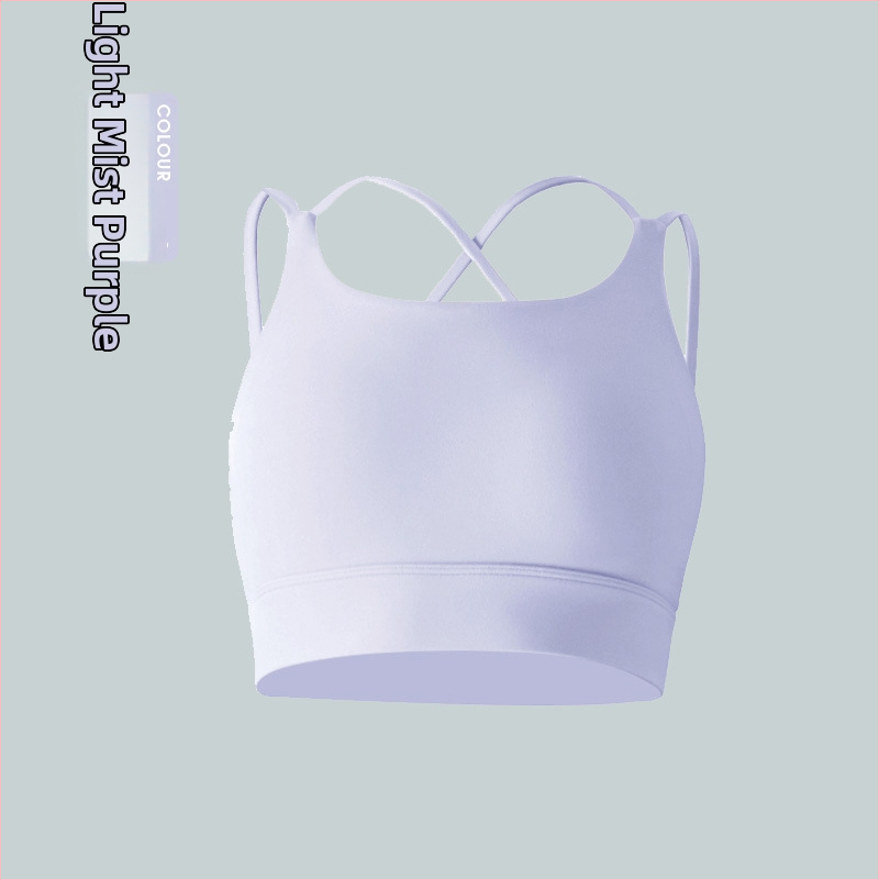 Joga liemenėlė su 3/4 puodeliais, formuoti puodeliai, fiksuotos dvigubos petnešos, pagrindinis audinys: nailonas 81%, pamušalas: spandeks 19%