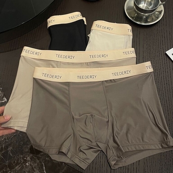 Ice Silk bešavne muške bokserice, tanke, udoban kroj, velike veličine, antibakterijske, prozračne, osvježavajuće