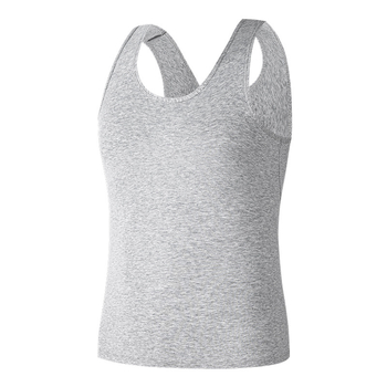 Muški pamučni top za ljeto, prozračan, sportski stil, uski kroj, plus veličina, osnovna donja odjeća