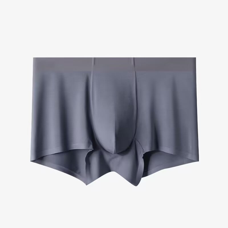 Férfi középmagas derekú varrat nélküli boxeralsó nylonból, 51-60D, viszkóz belső a kerületnél, gyorsan száradó és lélegző