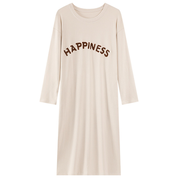 Derong velúr éjszakai ruha, viszkóz-keverék 50–70%, kerek nyakú, hosszú ujjú, hosszú fazon