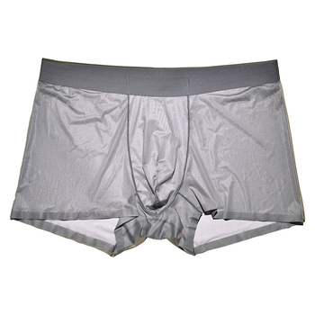 Muške bokserice od ice silk, potpuno prozirne, ultratanki, rashlađujuće, brzo sušeće, plus veličina