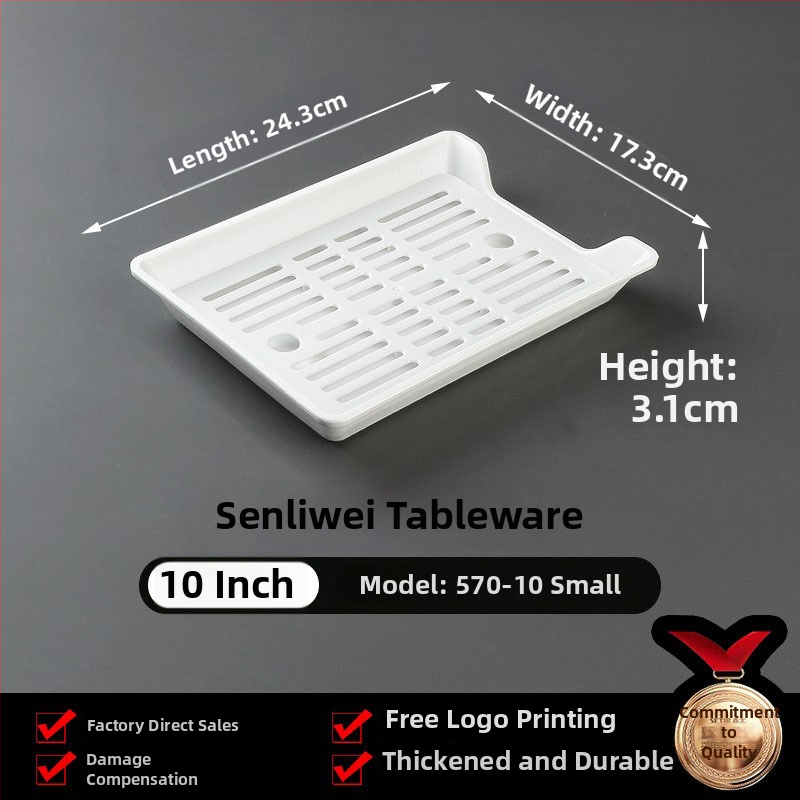 Melamin tanjur za ražnjiće, okrugli, promjer 17–17.9 cm, jednobojna glazirana površina, moderni minimalistički stil, za restorane