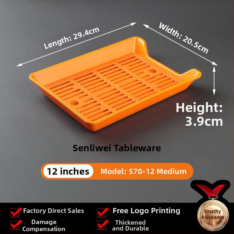 Melamin tanjur za ražnjiće, okrugli, promjer 17–17.9 cm, jednobojna glazirana površina, moderni minimalistički stil, za restorane