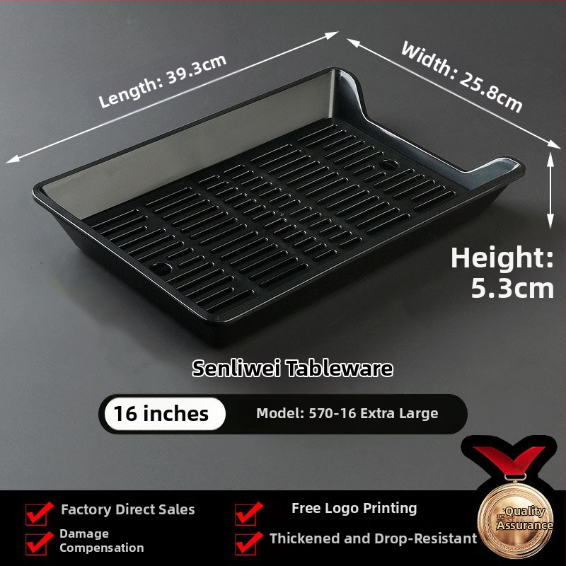 Melamin tanjur za ražnjiće, okrugli, promjer 17–17.9 cm, jednobojna glazirana površina, moderni minimalistički stil, za restorane