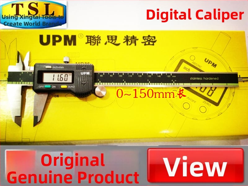 Skaitmeninis šlyperis su LCD ekranu, matavimo diapazonai 0-150 mm ir 200-300 mm