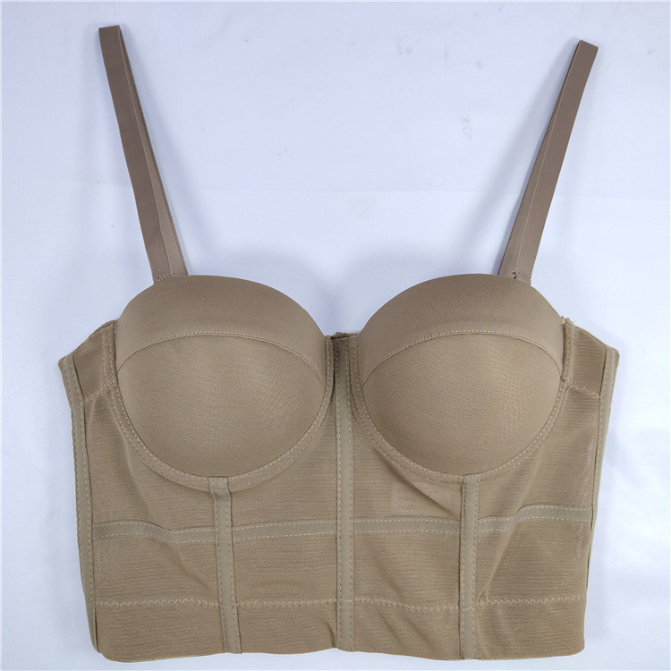 Bustier korzet s odvojivim trakama, uski kroj, poliester tkanina, sadržaj poliester 80–90%