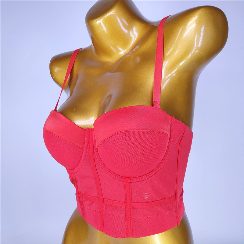 Bustier korzet s odvojivim trakama, uski kroj, poliester tkanina, sadržaj poliester 80–90%