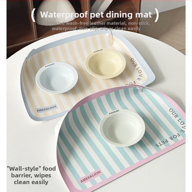 Nahkline toidulaualune koerale