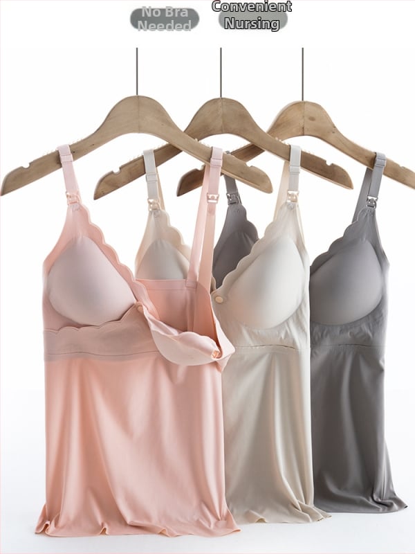 Бременна потник за кърмене с подплънки, без ръкави, V-образно деколте, найлон-спандекс 80–90%, ежедневен стил 2024