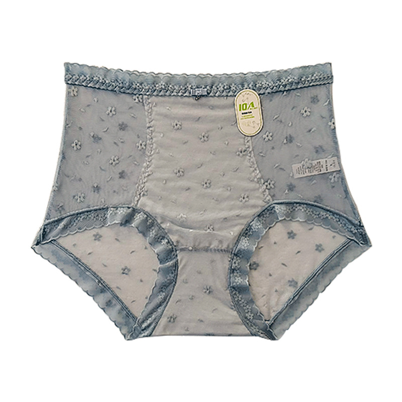 Plus-size gaćice od frančuske čipke, visoki pojas, prozračan materijal, pamuk podstava u preponama