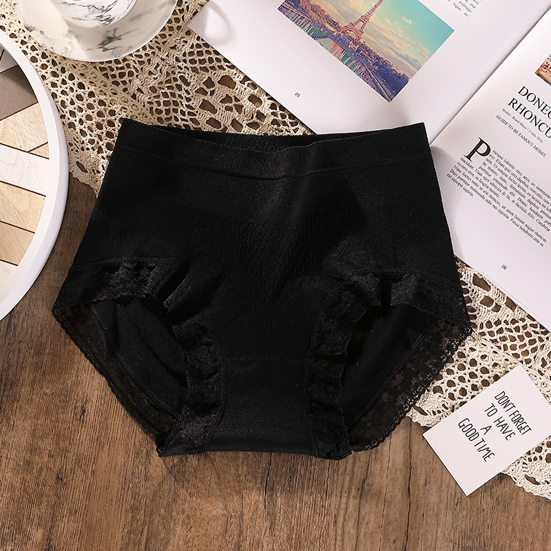 Bešavne čipkaste gaćice visokog struka za oblikovanje abdomena, grafen u preponama, postporođajne, plus size, sexy