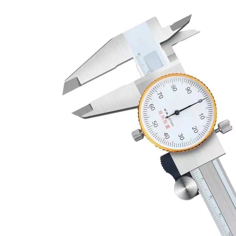 Nehrđajući čelik mjerni kliješt s cifrom, preciznost 0,01 mm
