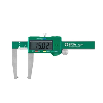 Nerūdijančio plieno skaitmeninis kaliperis - aukšta tikslumas, skaitmeninis ekranas, prekinis ženklas Sata/Sida