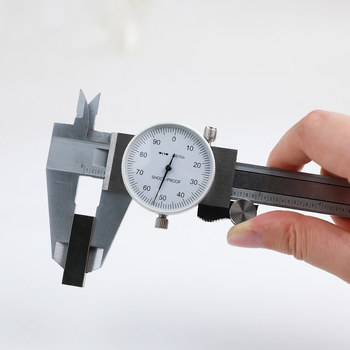 Caliper Vernier HUOTO, oțel carbon, rezoluție 0.001 in