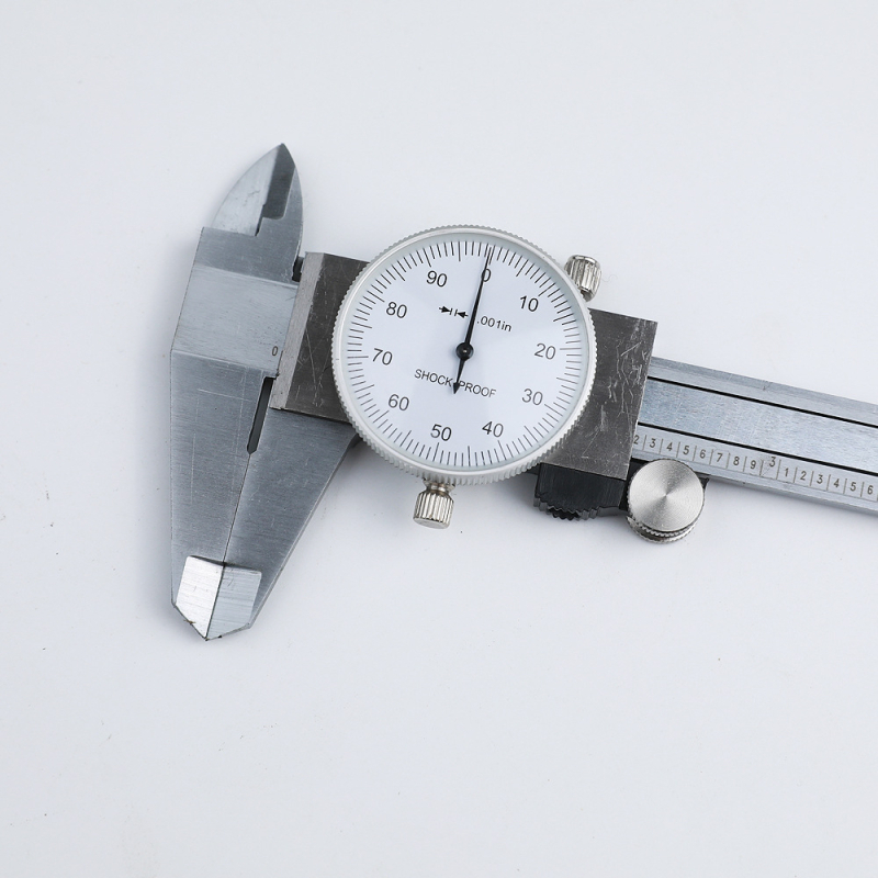 Caliper Vernier HUOTO, oțel carbon, rezoluție 0.001 in