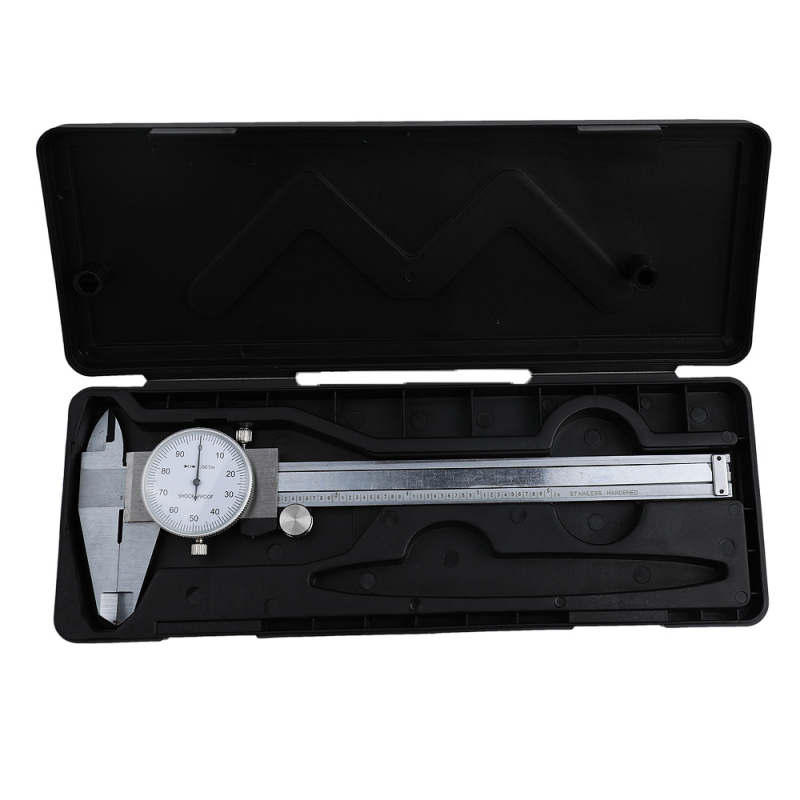 Caliper Vernier HUOTO, oțel carbon, rezoluție 0.001 in