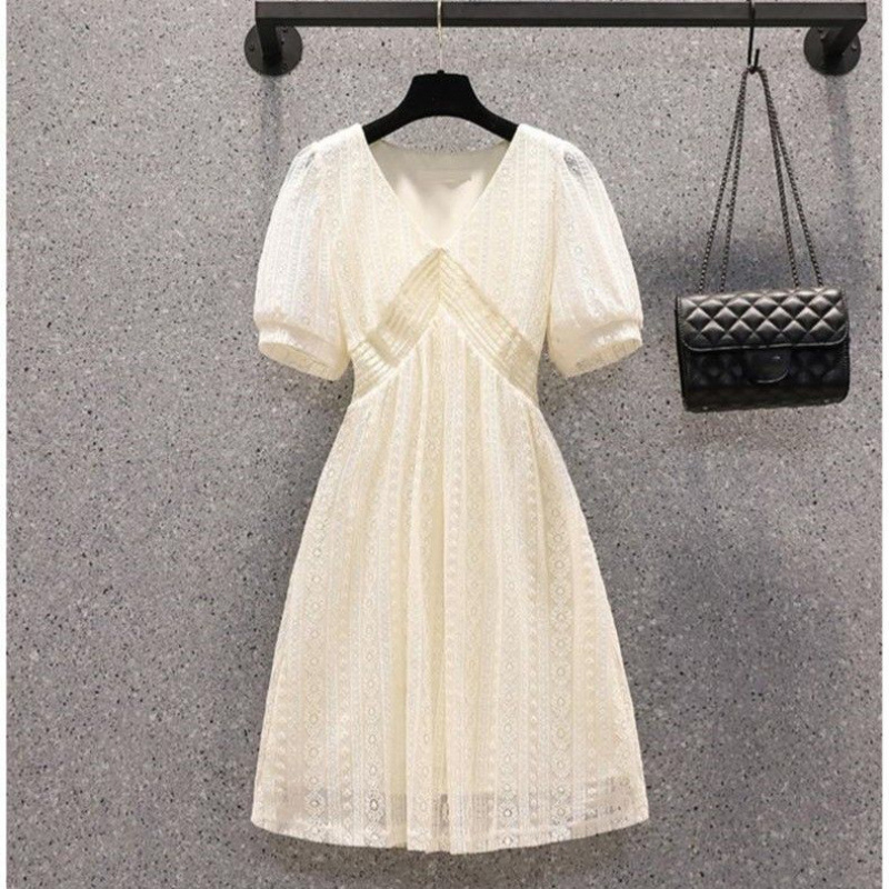 Suve imetamiskleit - keskmise pikkusega, lühikesed varrukad, kõrge kaelus, Korea tänav hipster stiil, 90–95% puuvill