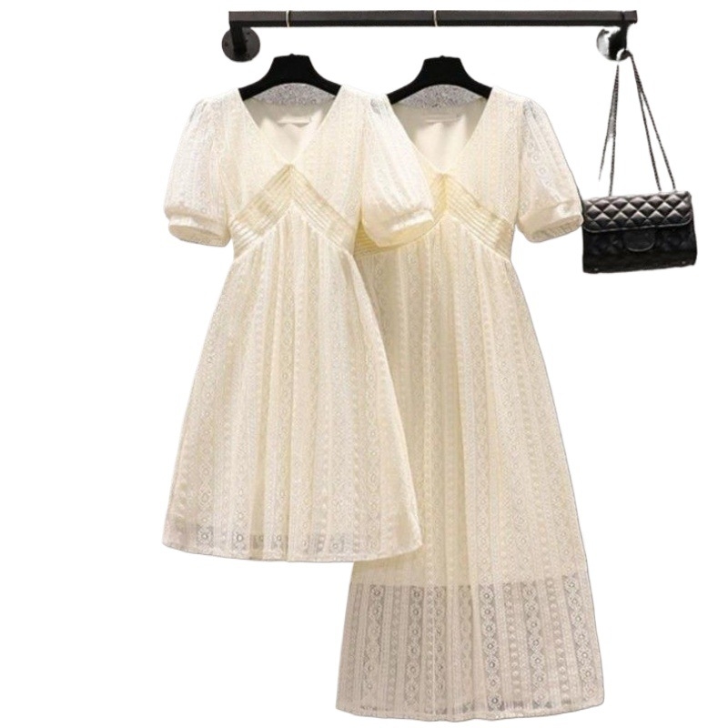 Suve imetamiskleit - keskmise pikkusega, lühikesed varrukad, kõrge kaelus, Korea tänav hipster stiil, 90–95% puuvill