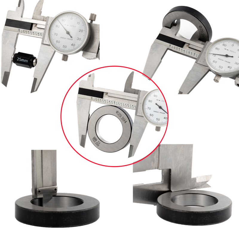 Javier Vernier Caliper din oțel inoxidabil, înaltă precizie, caliper cu cadran 0.001 in rezoluție